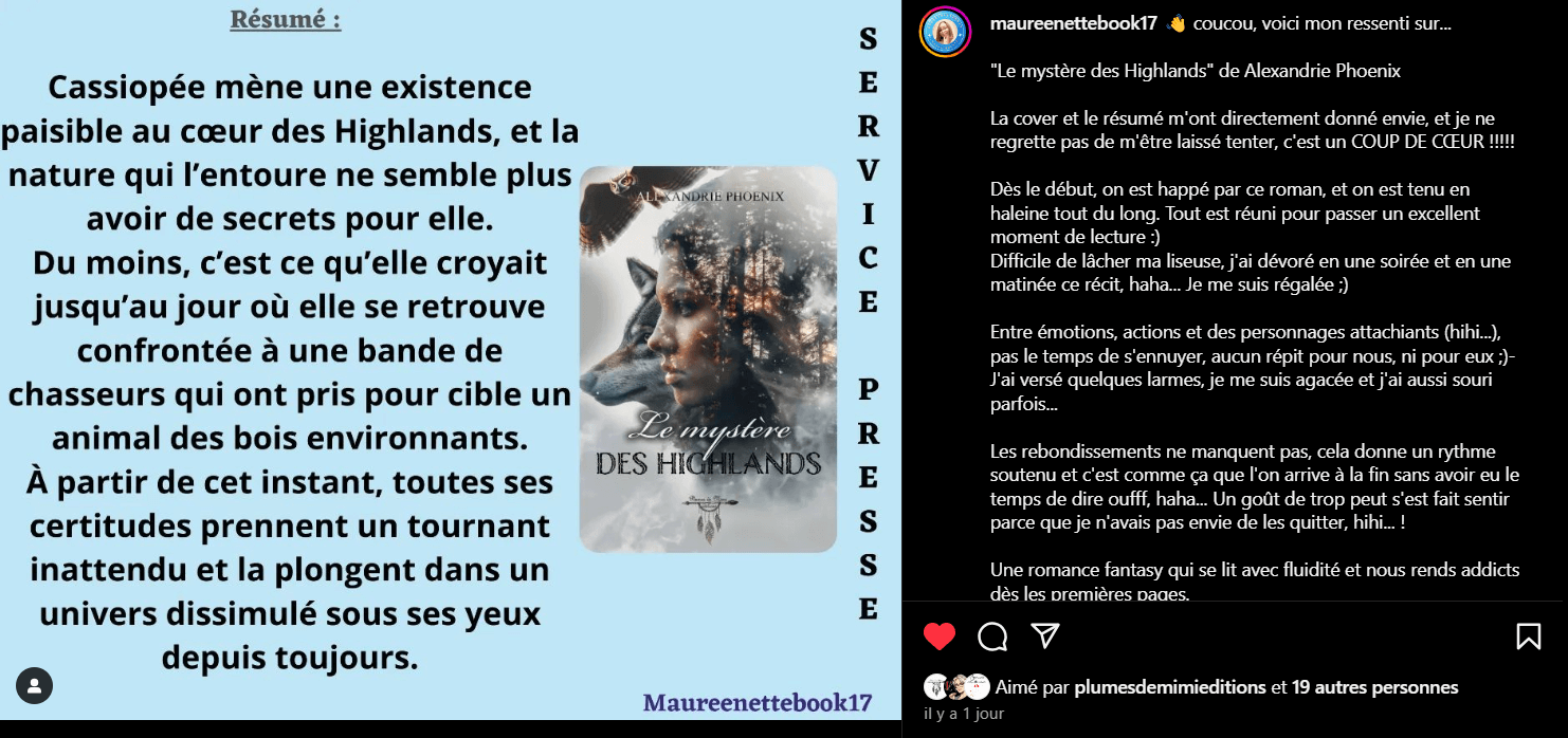 Le mystère des highlands, chronique