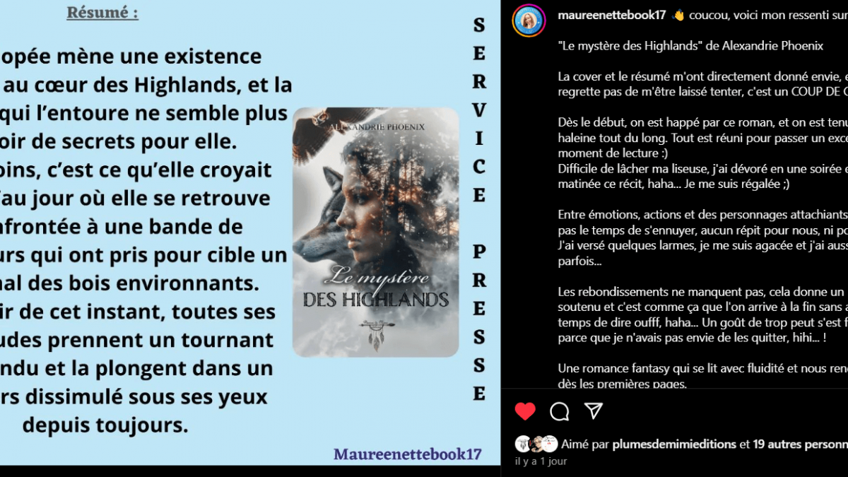 Le mystère des highlands, chronique